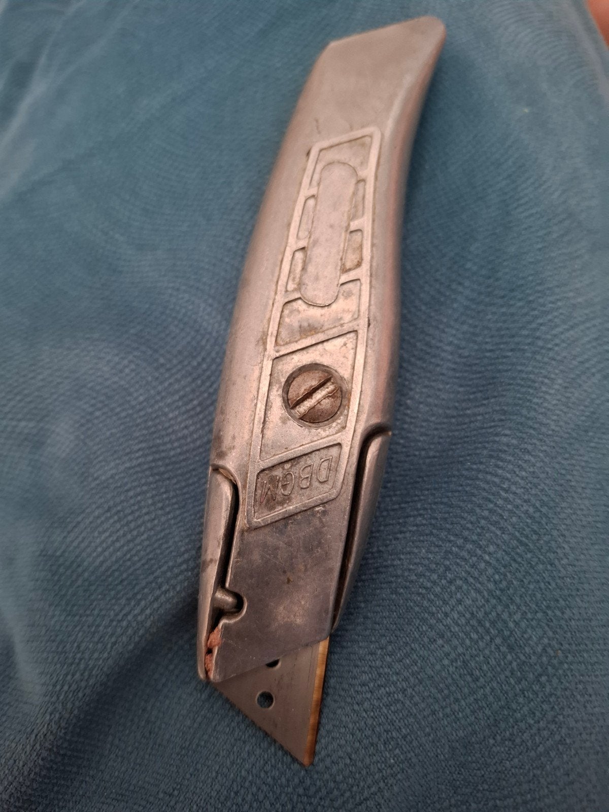 Vintage Metalen Werkmes / Stanleymes – (DBGM  duits), Ophalen of Verzenden