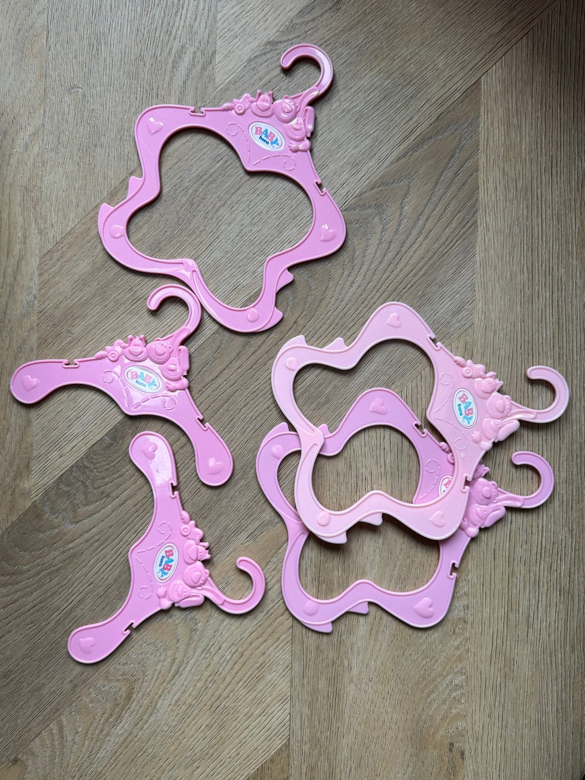 Baby Born Kledinghangers - Roze (5 stuks), Ophalen, Zo goed als nieuw, Babypop