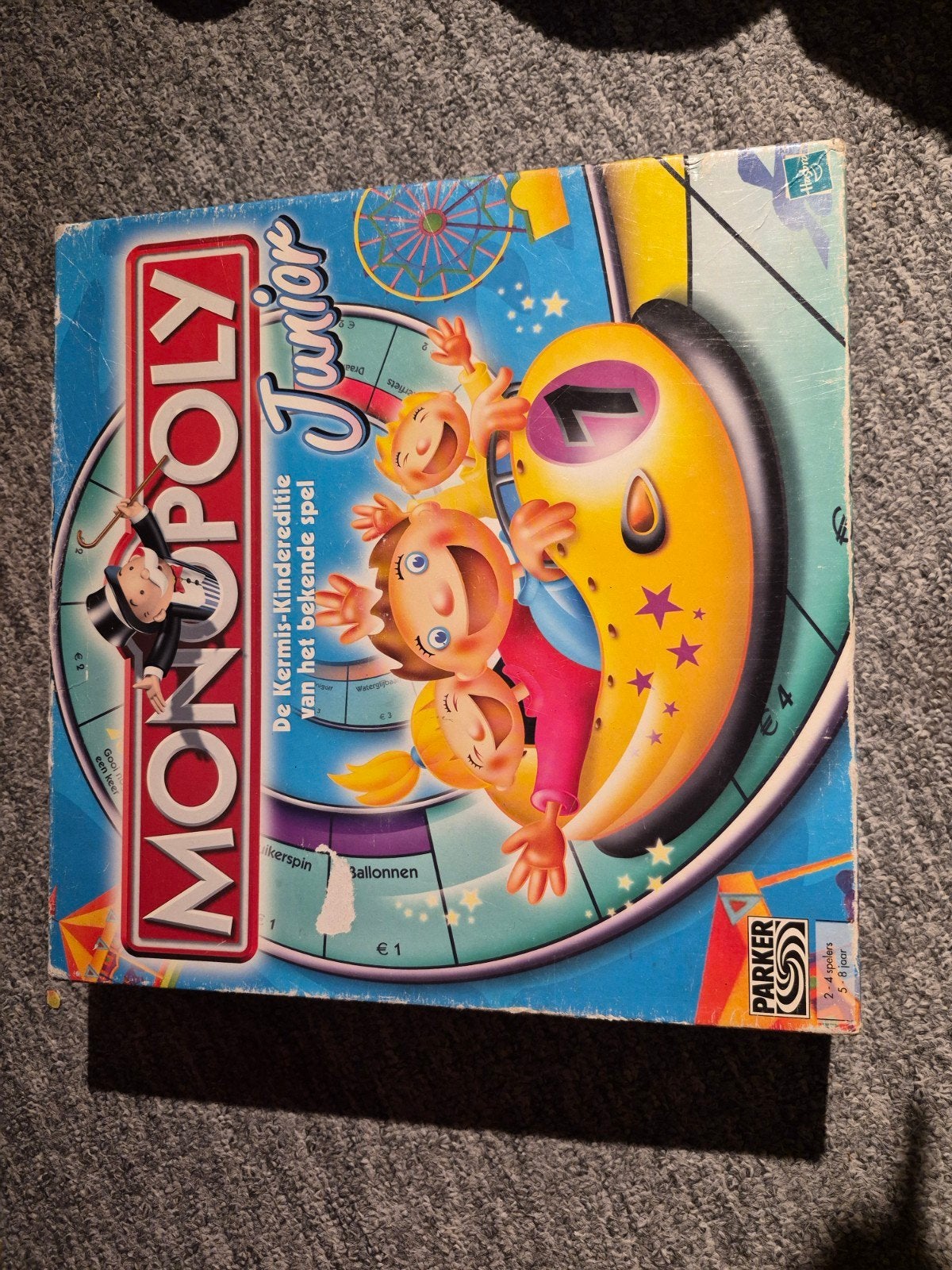 Monopoly Junior - De Kermis-Kindereditie, Een of twee spelers, Ophalen, Gebruikt, Parker