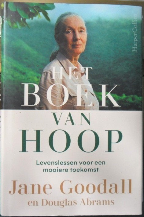 Het boek van hoop, Jane Goodall en Douglas Abrams, Ophalen of Verzenden, Zo goed als nieuw, Natuur algemeen