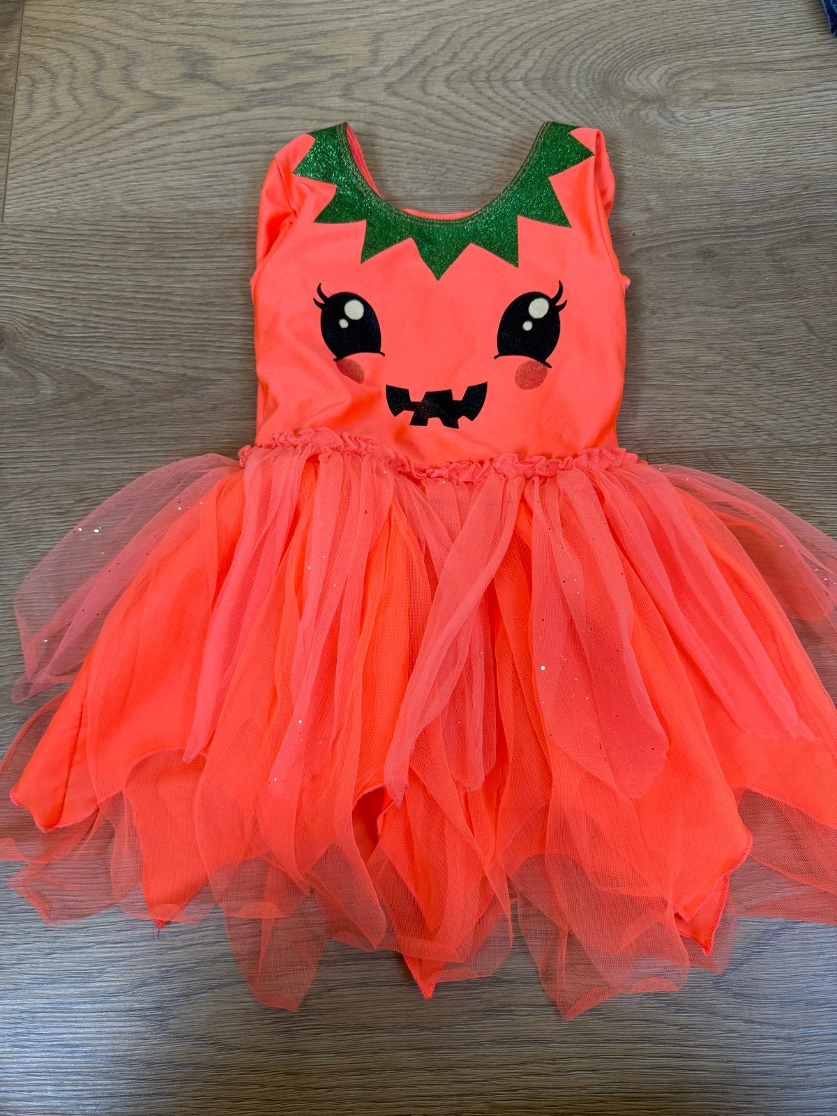 Pompoen Halloween Jurk Maat 104, Ophalen of Verzenden, Gebruikt, Meisje, Jurk of Rok