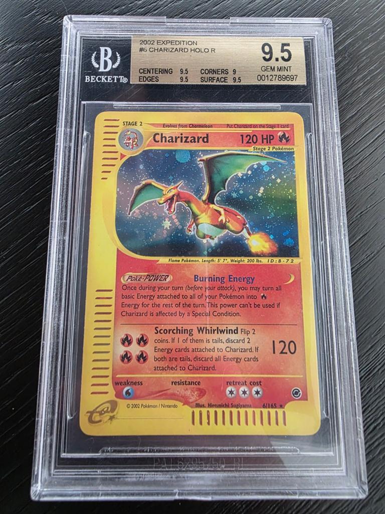 Charizard Expedition holo BGS 9.5, Ophalen, Zo goed als nieuw