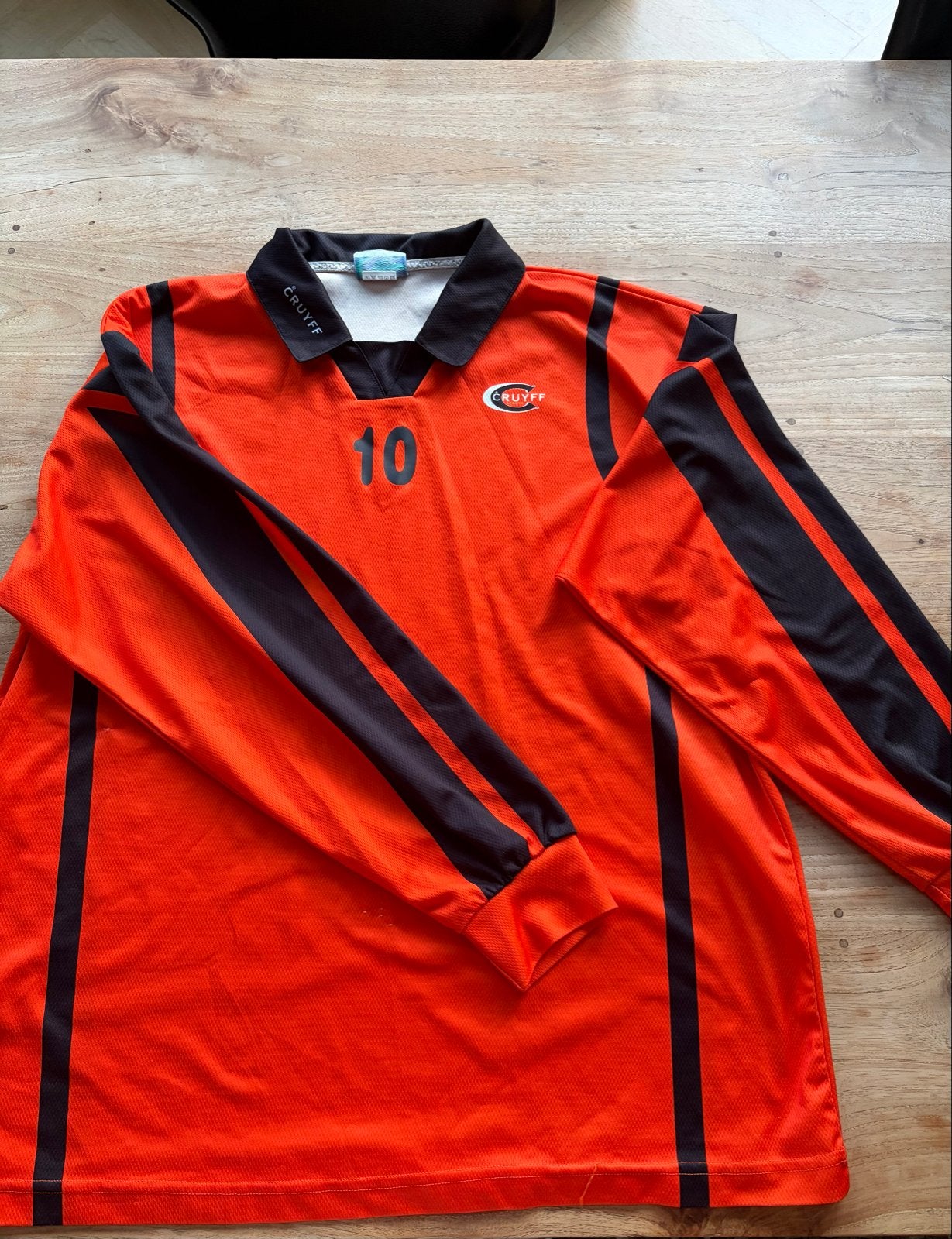 Cruyff Sports Retro Shirt Lange Mouw XL, Ophalen of Verzenden, Gedragen, Maat 56/58 (XL), Oranje