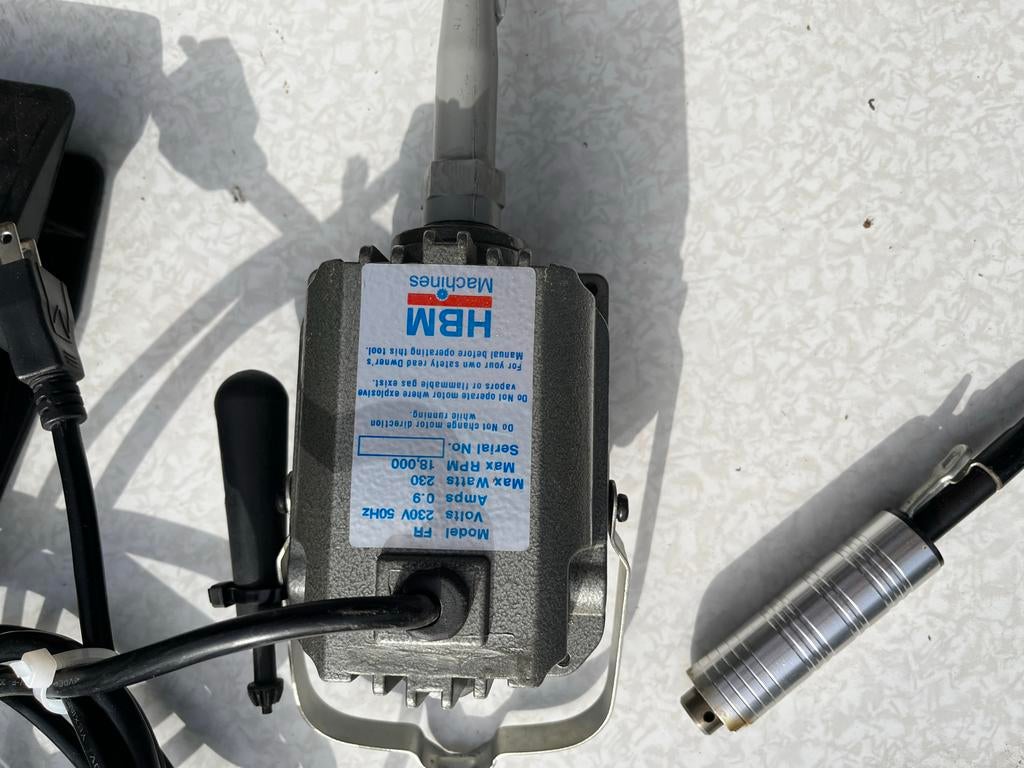 HBM Machines Flexibele As Motor met Voetpedaal, Doe-het-zelf en Verbouw, Ophalen, Gebruikt