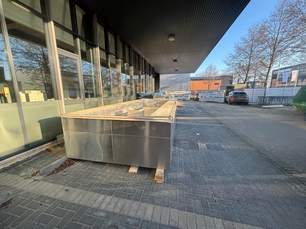 RVS afzuigkap doosmodel Beuk Horeca 5000x2000x1000mm, Witgoed en Apparatuur, Ophalen, Gebruikt, Overige typen, 800 m³ per uur of meer