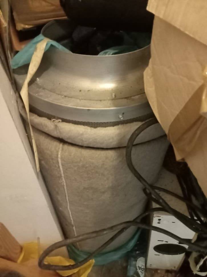 Koolstof filter, Ophalen, Gebruikt, Overige typen, 600 tot 800 m³ per uur