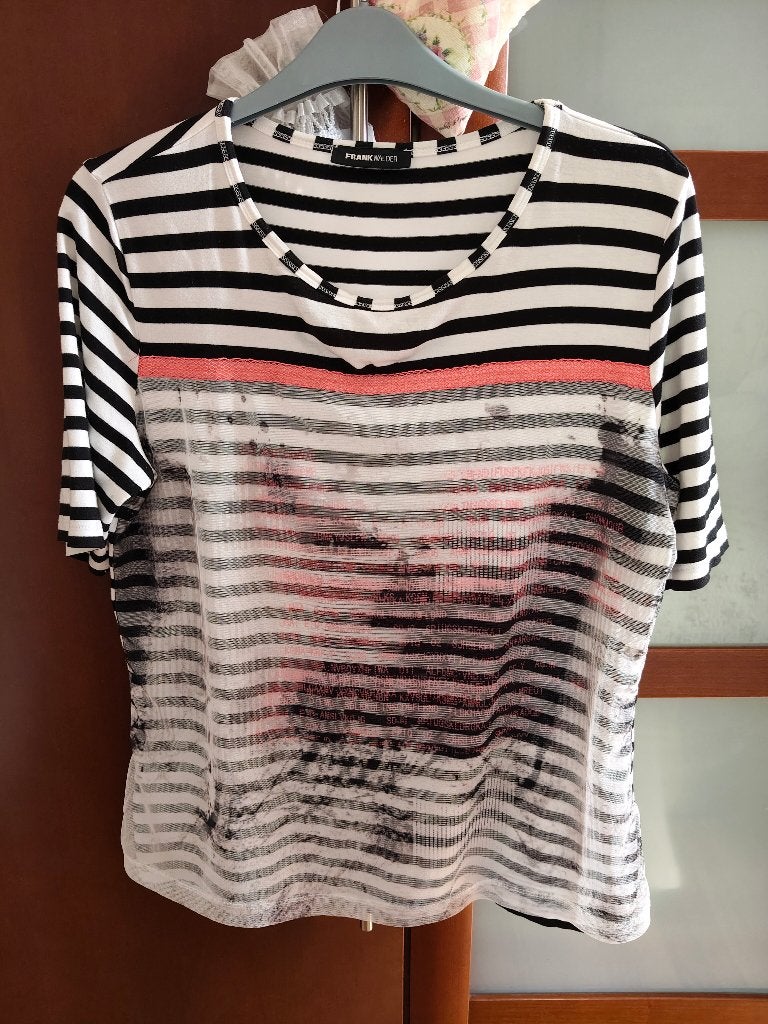 Shirt  Frank Walder zgan, Zwart, Zo goed als nieuw, Frank Walder, Shirt of Top