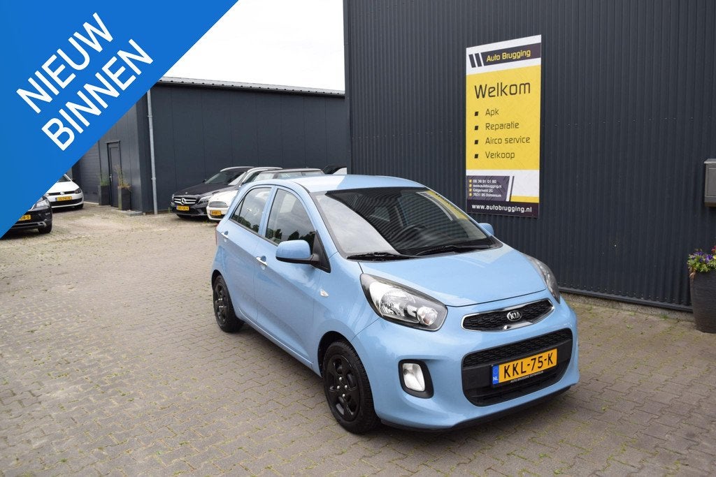 Kia Picanto 1.0 CVVT DynamicLine, Auto's, Kia, Voorwielaandrijving, Stof, Gebruikt, Euro 6