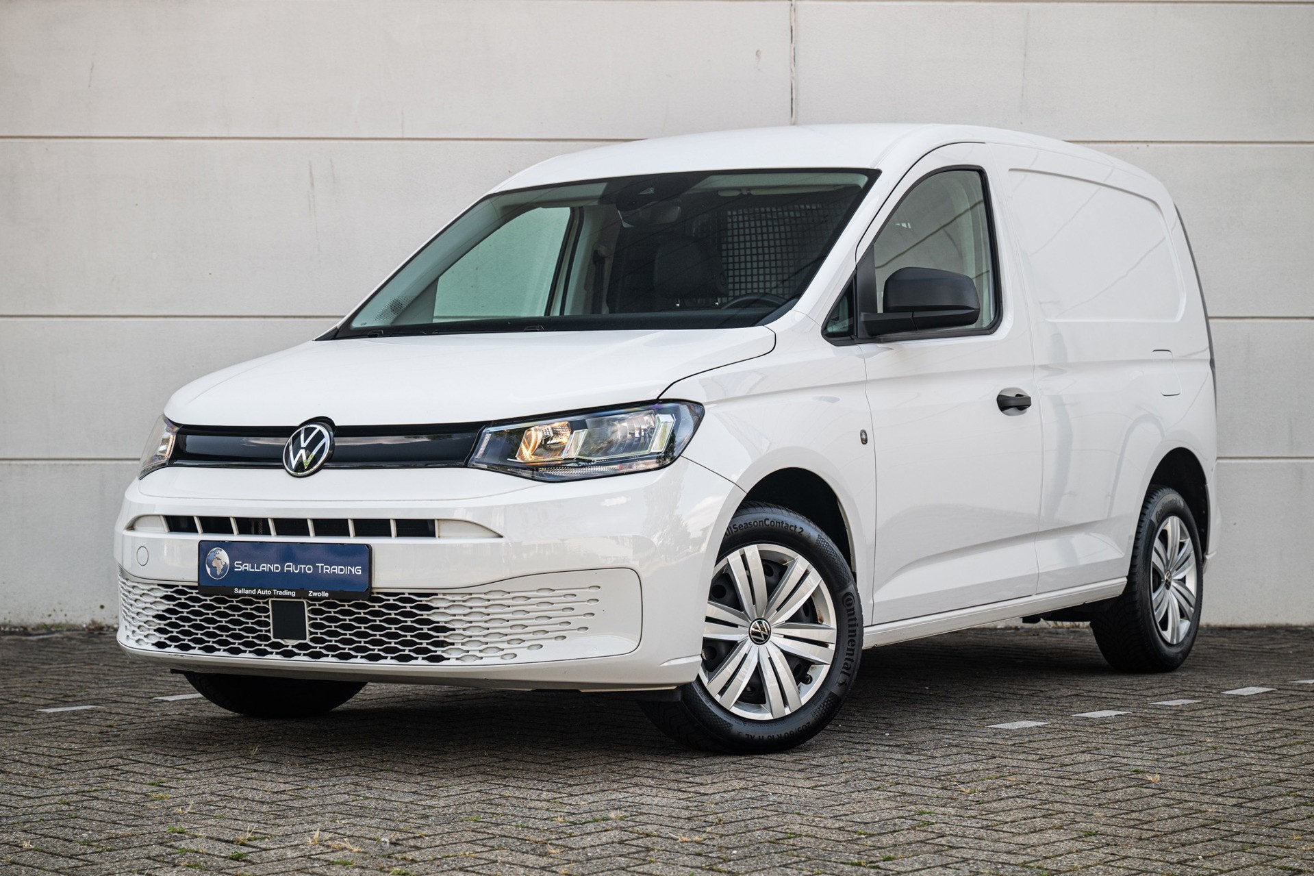 Volkswagen Caddy Cargo 1.5 TSI 114pk DSG Comfort |LED|Navi|C, Zwart, 4 cilinders, Volkswagen, Wit