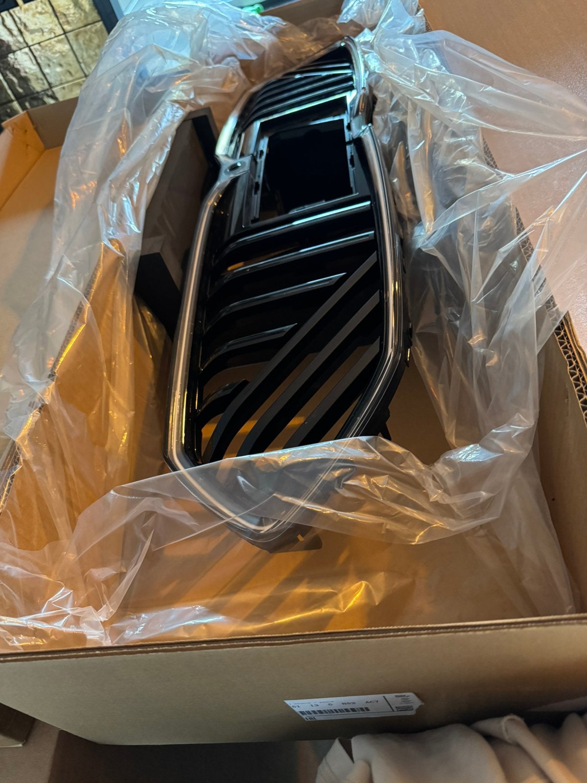 Bmw f70 grill met led verlichting.., Ophalen of Verzenden, Zo goed als nieuw, Hout