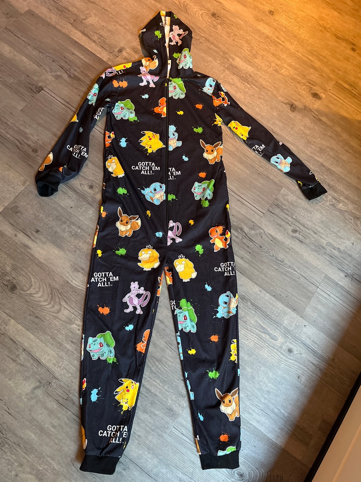 Pokémon Onesie - Maat 13/14 - Zo goed als nieuw, Ophalen, Zo goed als nieuw, Jongen of Meisje, Nacht- of Onderkleding