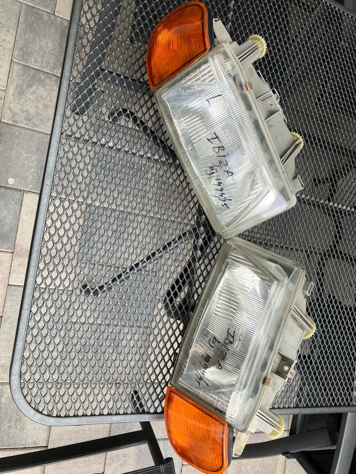 Koplampen Seat Ibiza 6J 1999/5 (set van 2), Ophalen of Verzenden, Gebruikt, Seat