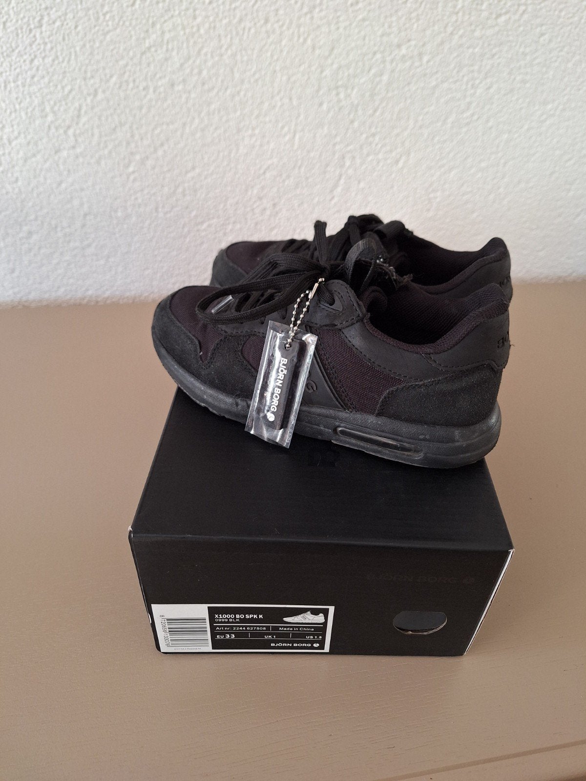 Zwarte Björn Borg sneakers, maat 33, Gebruikt, Schoenen, Ophalen of Verzenden, Bjorn Borg