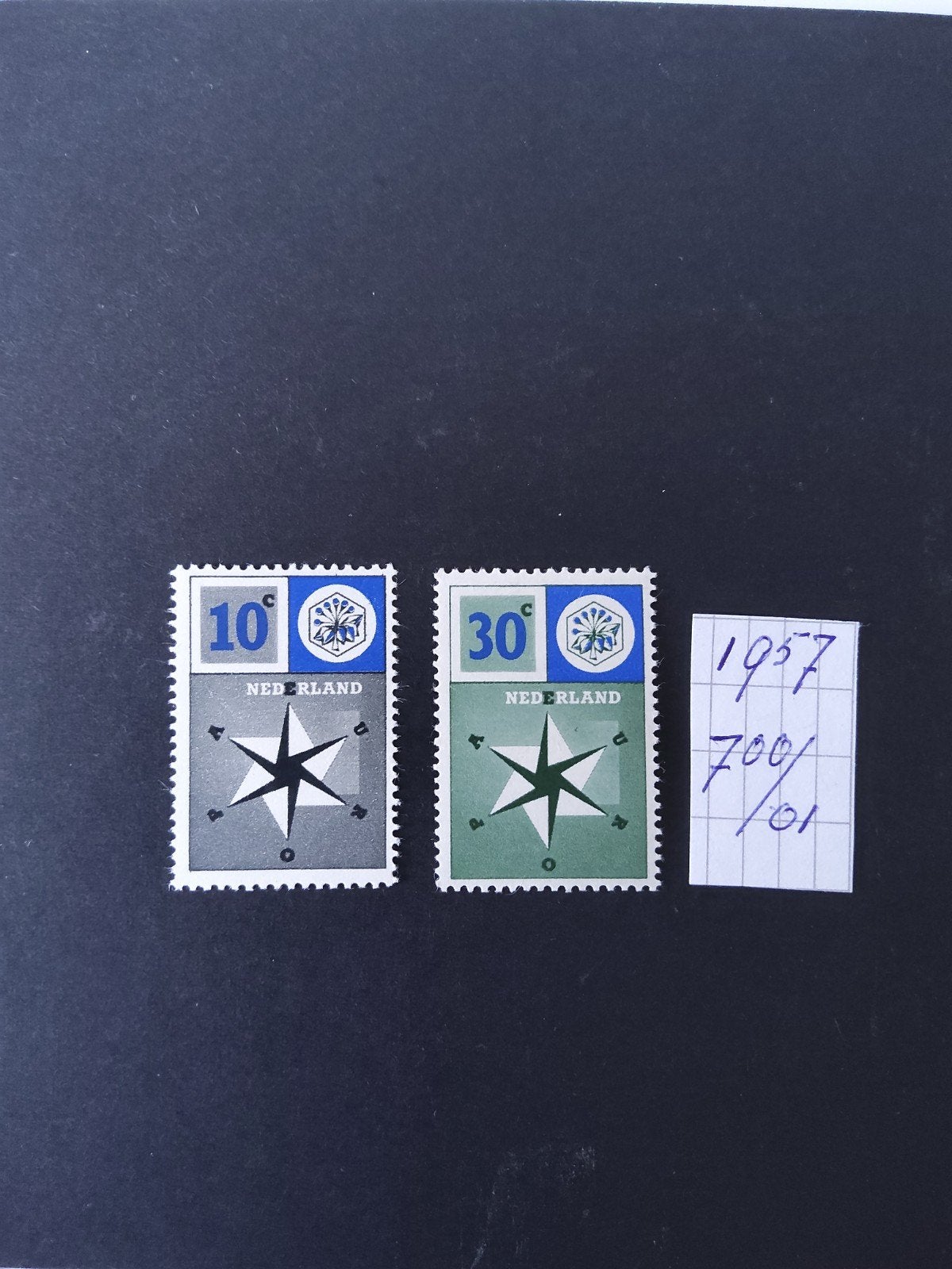 Europazegels 1957, Ophalen of Verzenden, Na 1940, Postfris