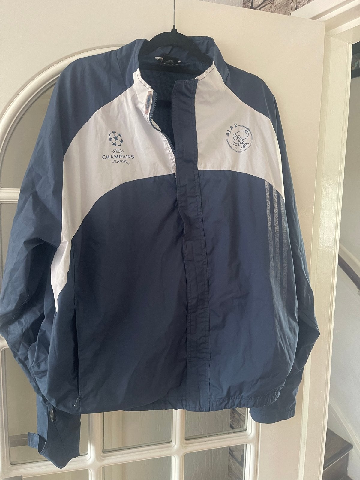 Ajax Champions League Trainingsjack - Maat M/L, Ophalen of Verzenden, Voetbal, Gedragen, Maat 48/50 (M)