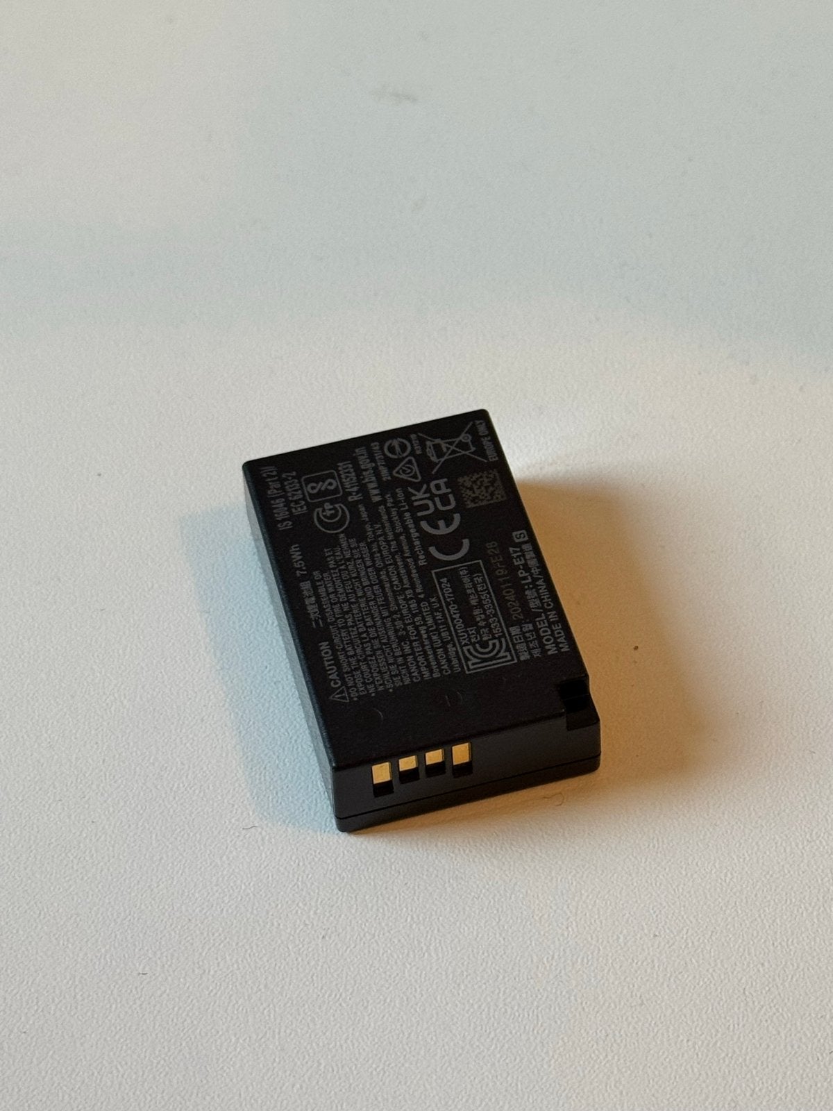 Canon LP-E17 Accu voor R50, R100, R10, R8, RP, Audio, Tv en Foto, Gebruikt, Canon, Canon, Accu
