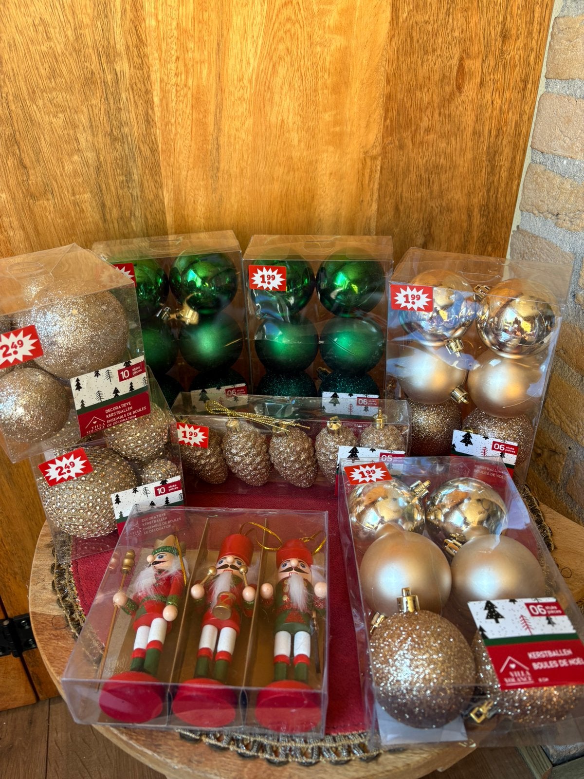 Kerstballen set, Verzenden, Nieuw