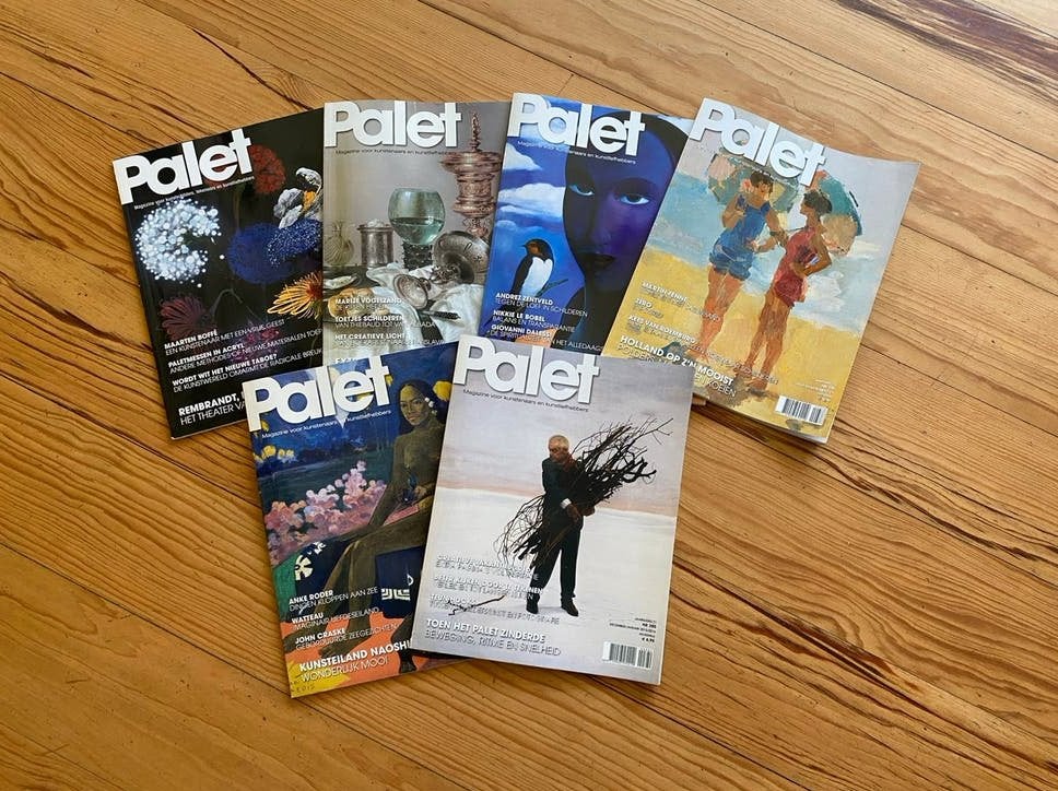 Schilder tijdschriften van Palet, Ophalen of Verzenden, Zo goed als nieuw