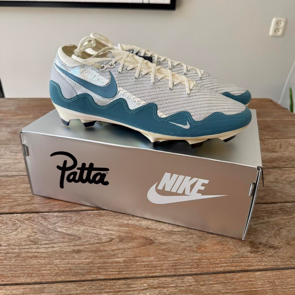Patta x Nike Mercurial Vapor 16 Elite 'Noise Aqua' maat 44,5, Maat XS of kleiner, Schoenen, Nieuw, Ophalen of Verzenden
