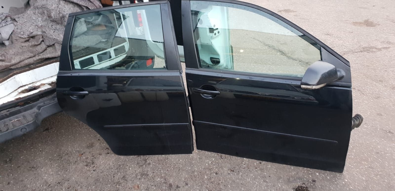 VW POLO PORTIEREN RV+RA  BJ 2007  2008, Gebruikt, -, Deur, -