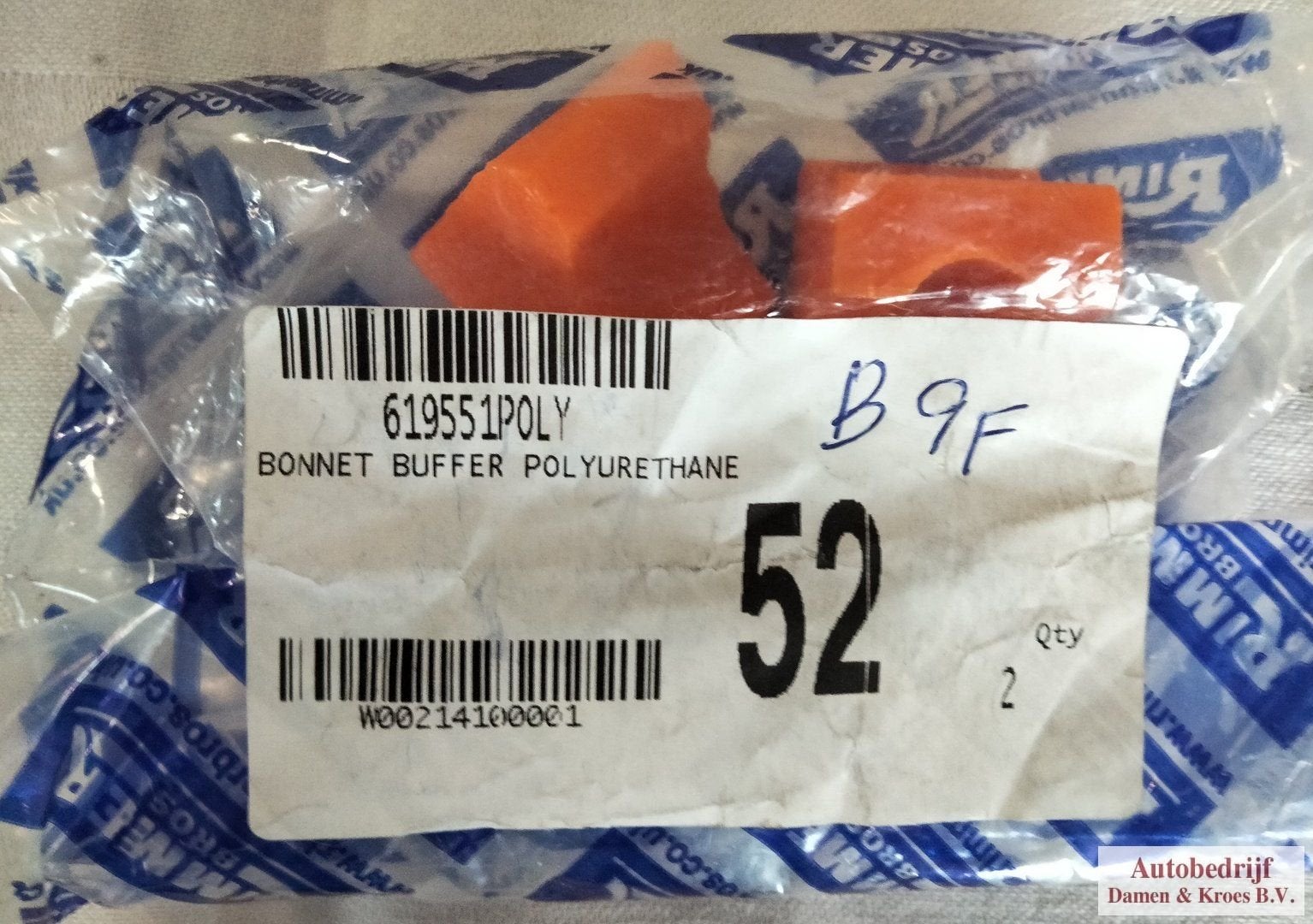 Bonnet Buffer - Polyurethane - 619551POLY, -, Overige automerken, -, Nieuw