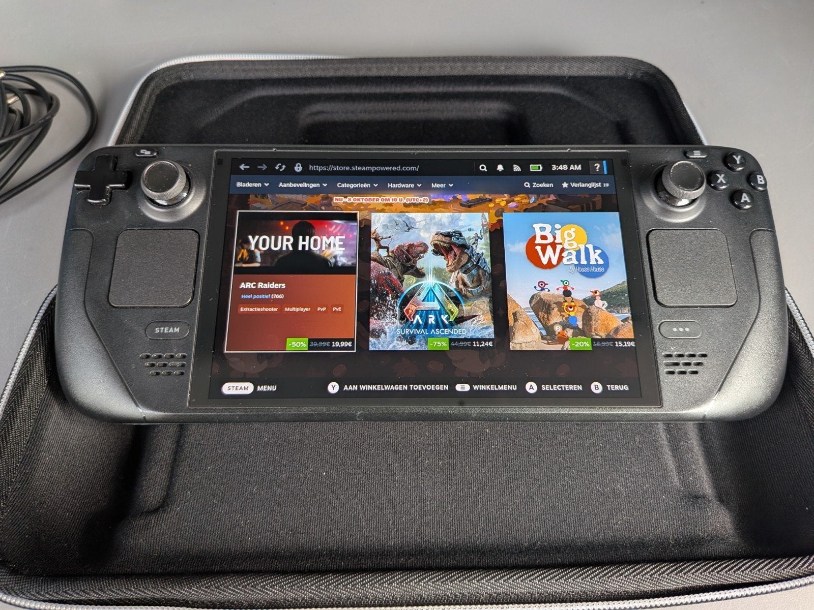 Valve Steam Deck 512GB Oled - Zo goed als nieuw