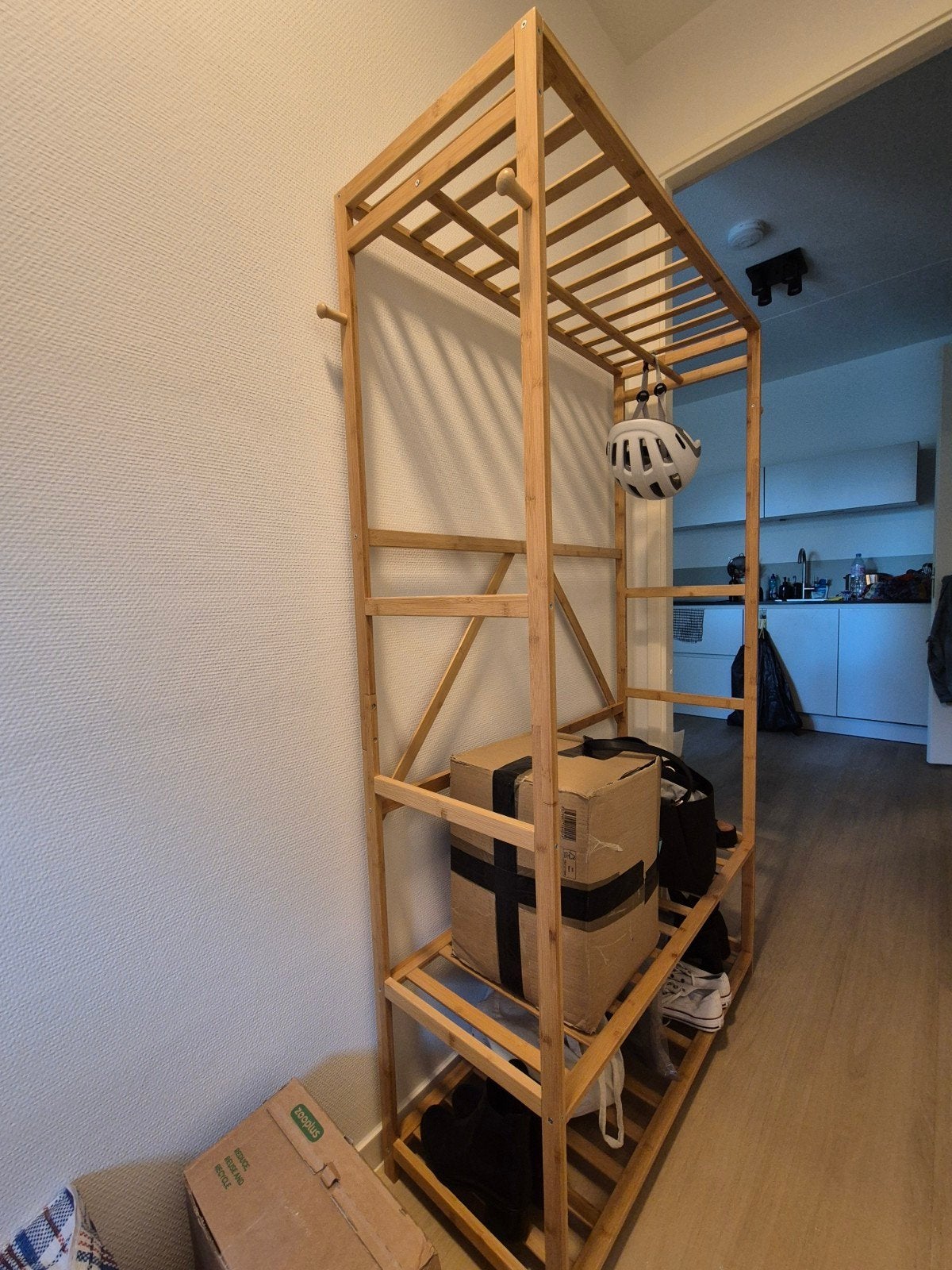 Wood Clothes Rack - Brand New - Vida XL, Ophalen of Verzenden, Nieuw, Hout, Minder dan 100 cm