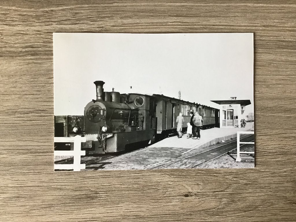 Zeldzame RTM Stoomtrein Blaaksedijk 1957 - Originele Foto, Ophalen of Verzenden, 1940 tot 1960, Gelopen, Zuid-Holland