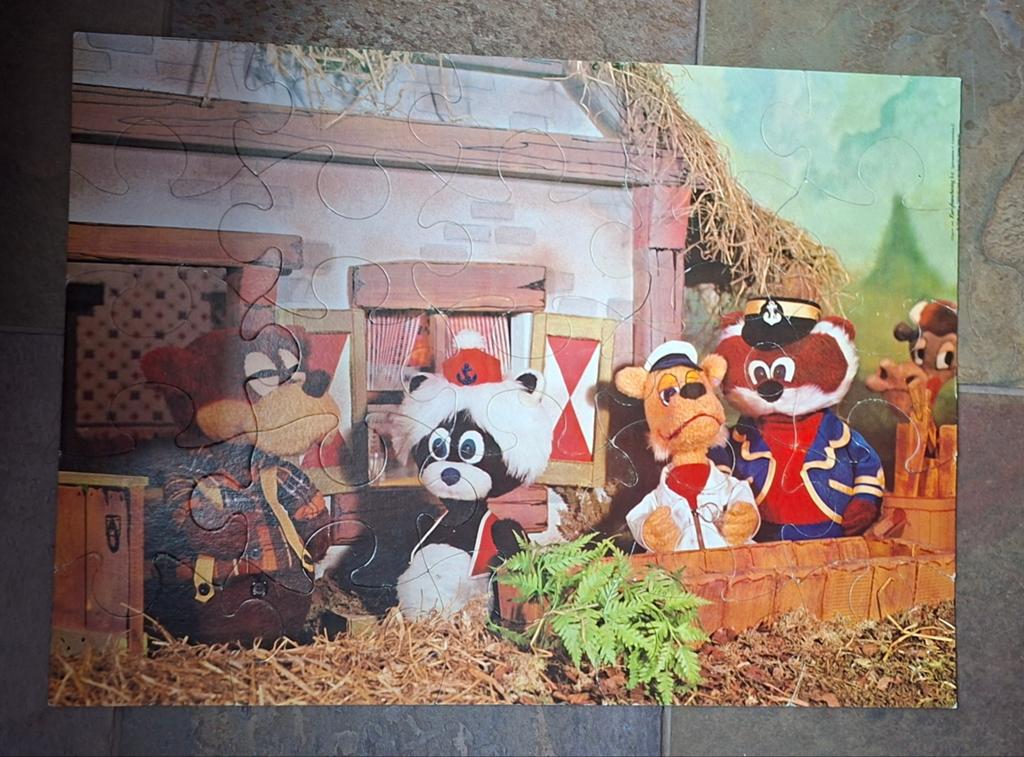 Bereboot vloerpuzzel (25 stukken) 50 x 70 cm (1976), Verzamelen, Ophalen of Verzenden, Gebruikt