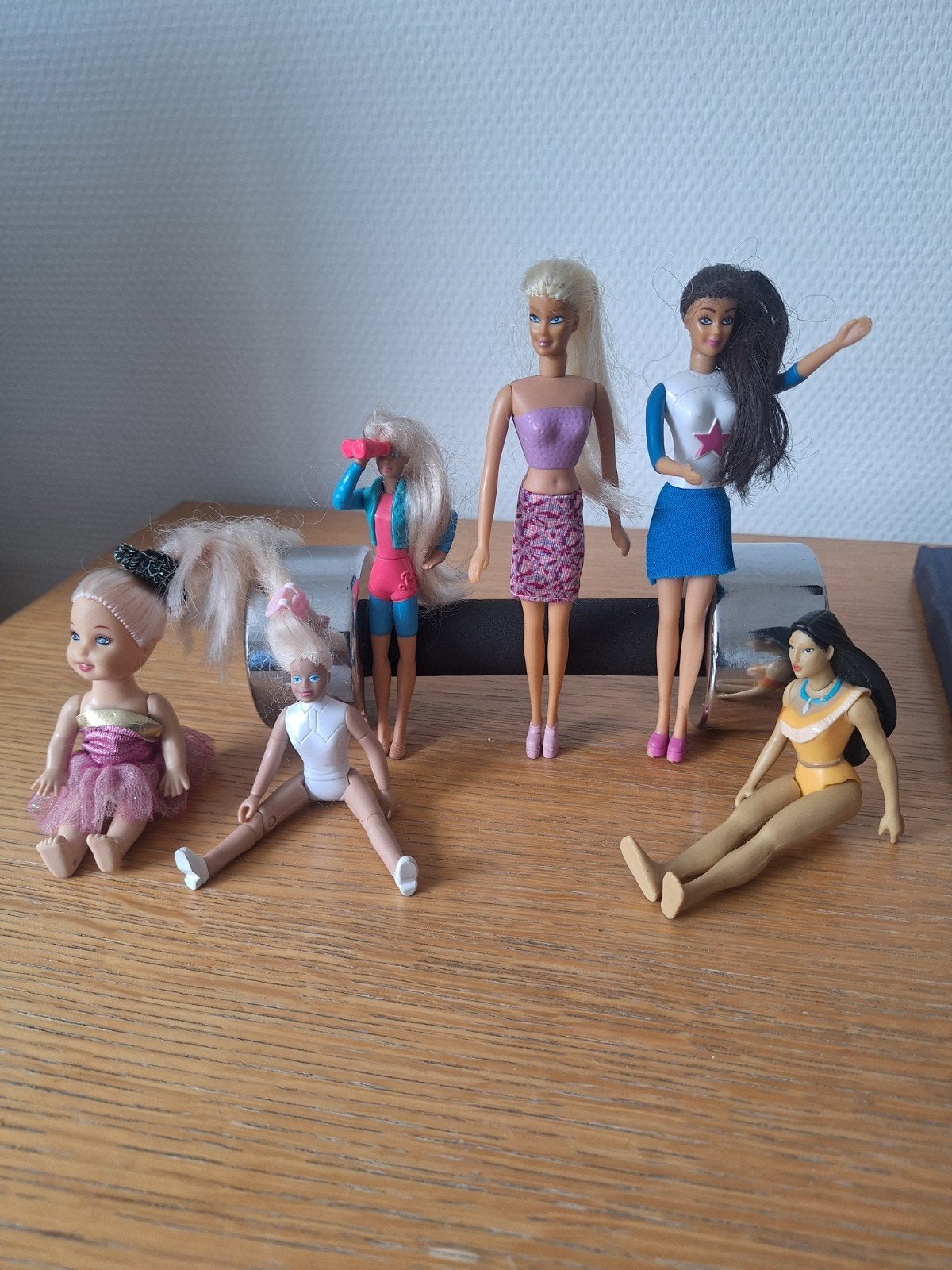 6 poppen (barbie model), Ophalen of Verzenden, Gebruikt, Overige typen