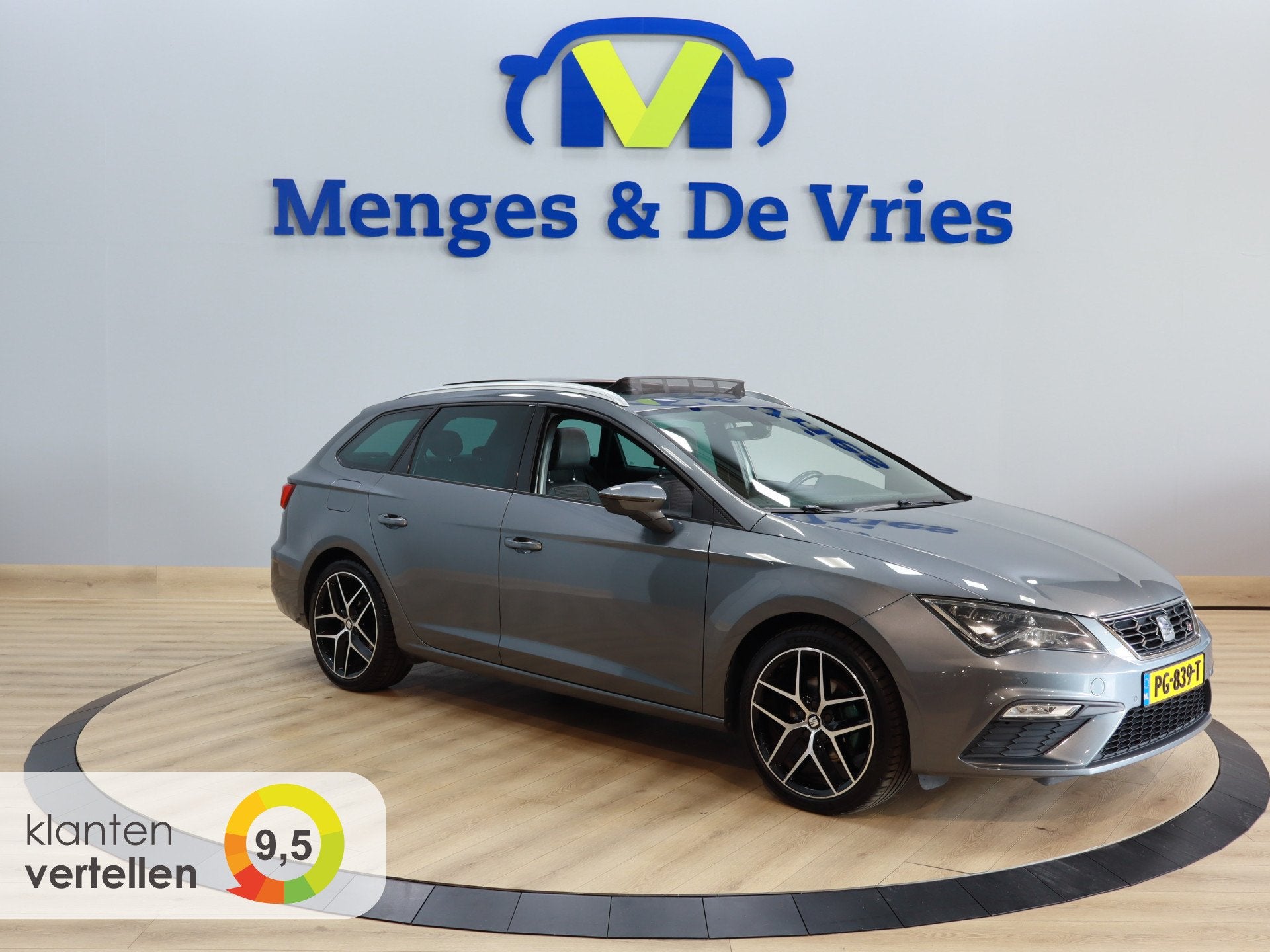 SEAT Leon ST 1.4 EcoTSI FR Airco ECC | Automaat | Trekhaak |, Auto's, Gebruikt, 4 cilinders, Leon, Leder en Stof