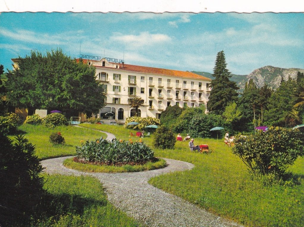 Italië baveno, hotel simplon., Verzenden, 1960 tot 1980, Ongelopen, Italië