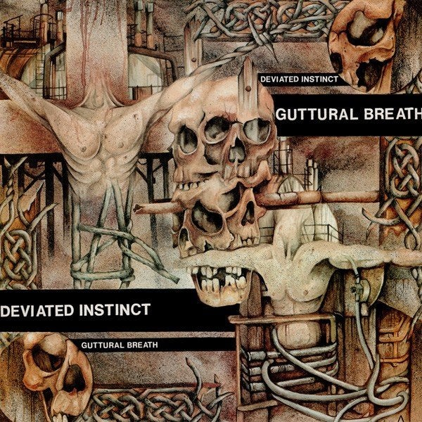 DEVIATED INSTINCT - Guttural Breath (Black Vinyl), LP, Remastered, Verzenden, 12 inch