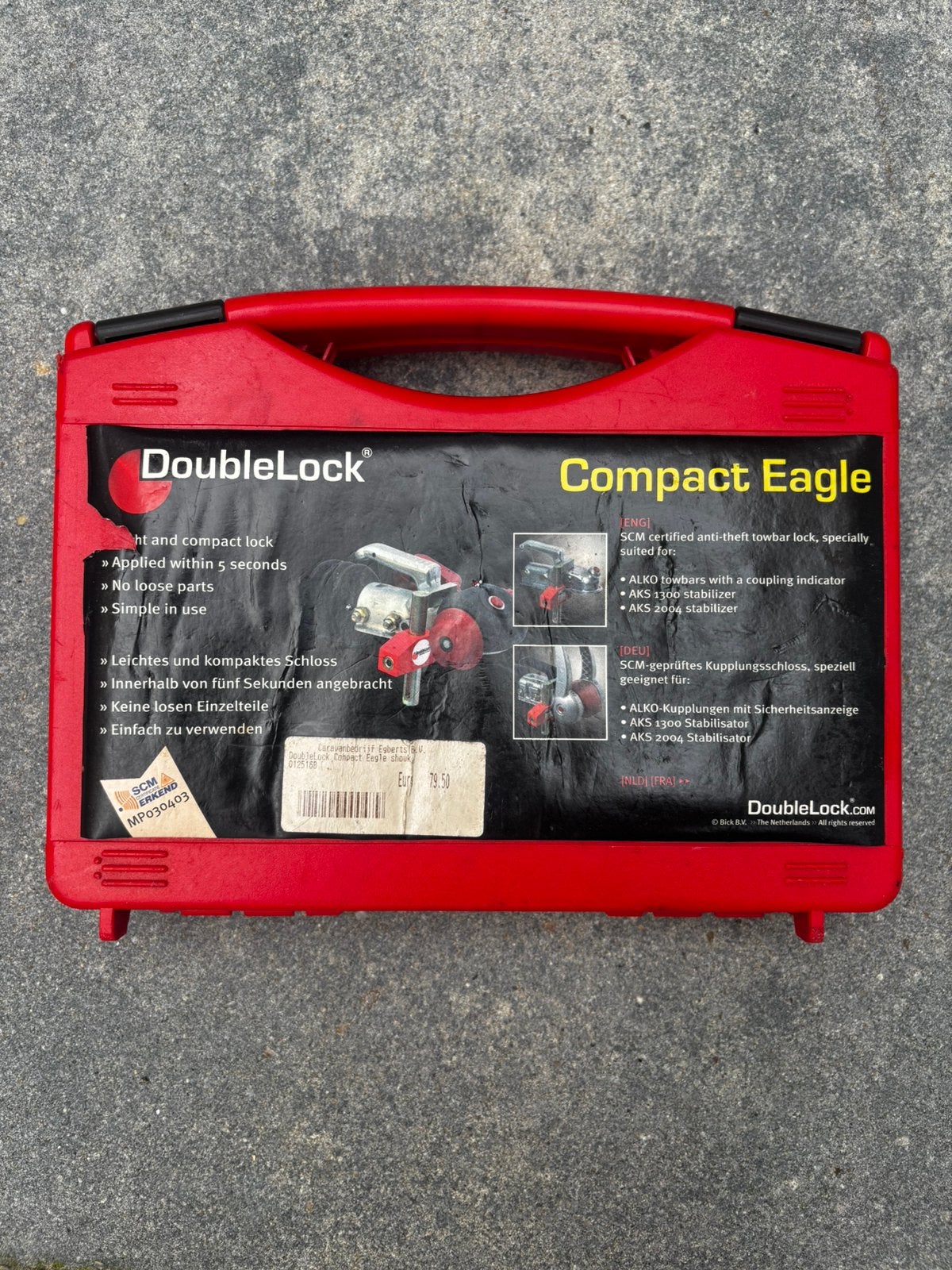 Dissel slot  Doublelock  compact eagle, Caravans en Kamperen, Ophalen, Gebruikt
