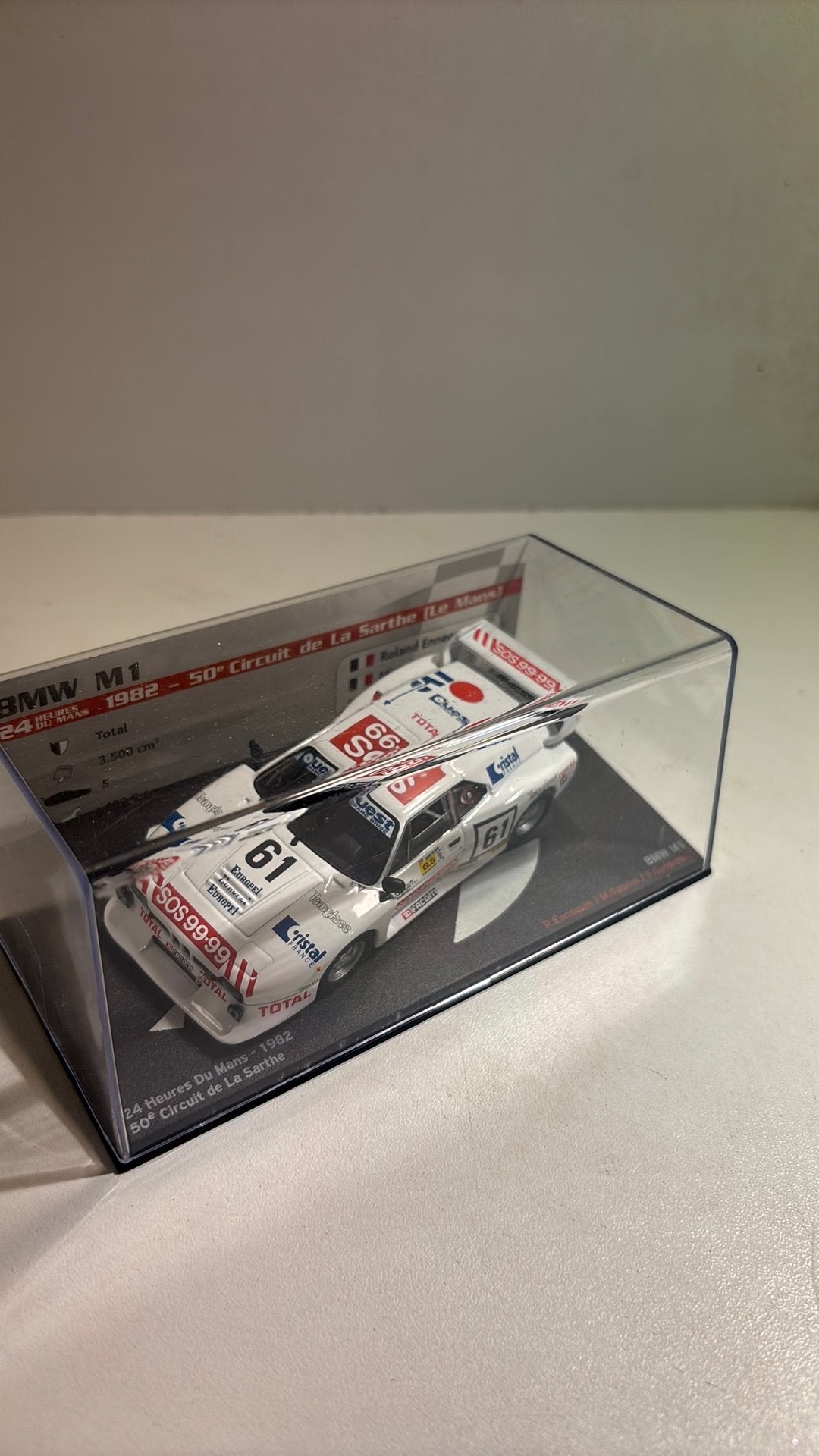 Bmw m1 24 h du mans 1982 altaya 1.43, Overige merken, Auto, Ophalen of Verzenden, A