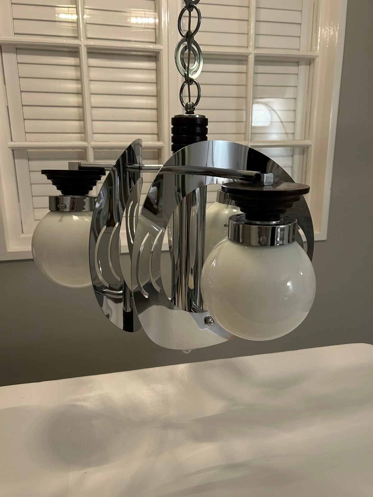 Prachtige Mid century plafondlamp, Ophalen, Zo goed als nieuw, Mid century mazzega