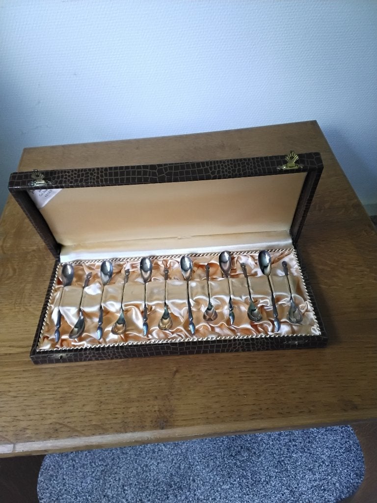 Antieke zilveren lepeltjes joh. klaasen assen, Ophalen of Verzenden, Zilver