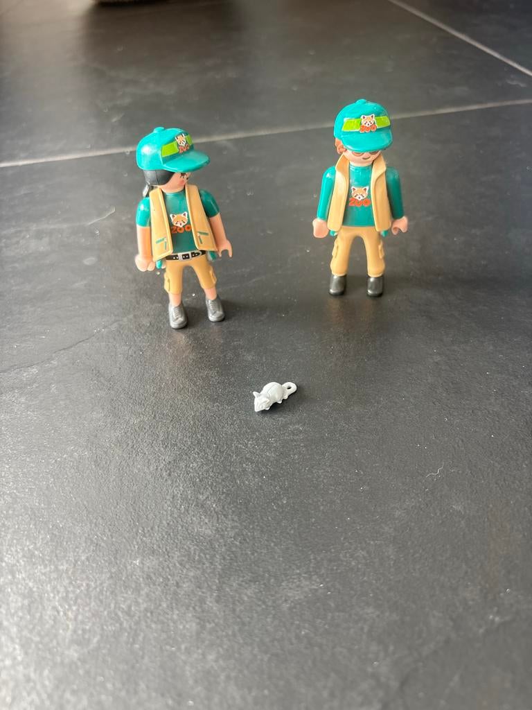 Playmobil Zoo Dierenverzorgers met baby olifantje, Ophalen of Verzenden, Zo goed als nieuw, Jongen of Meisje
