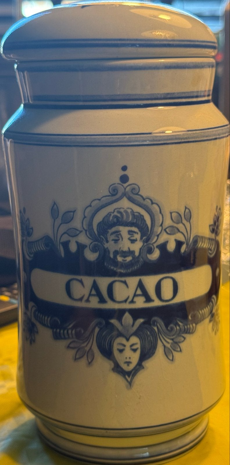 Bensdorp Cacao Pot 125 Jaar Jubileum Aardewerk, Ophalen of Verzenden
