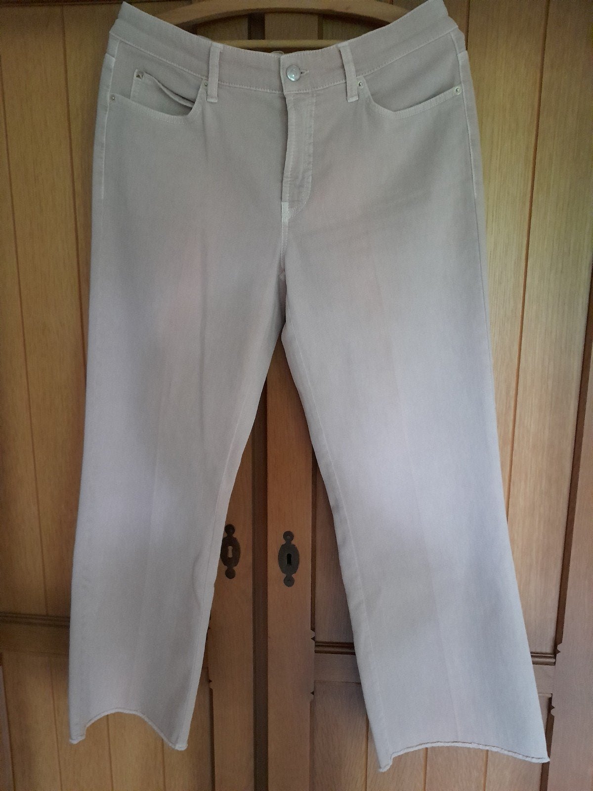 Beige jeans broek van Cambio maat 42 Francesca, Cambio, Verzenden, Beige, Maat 42/44 (L)