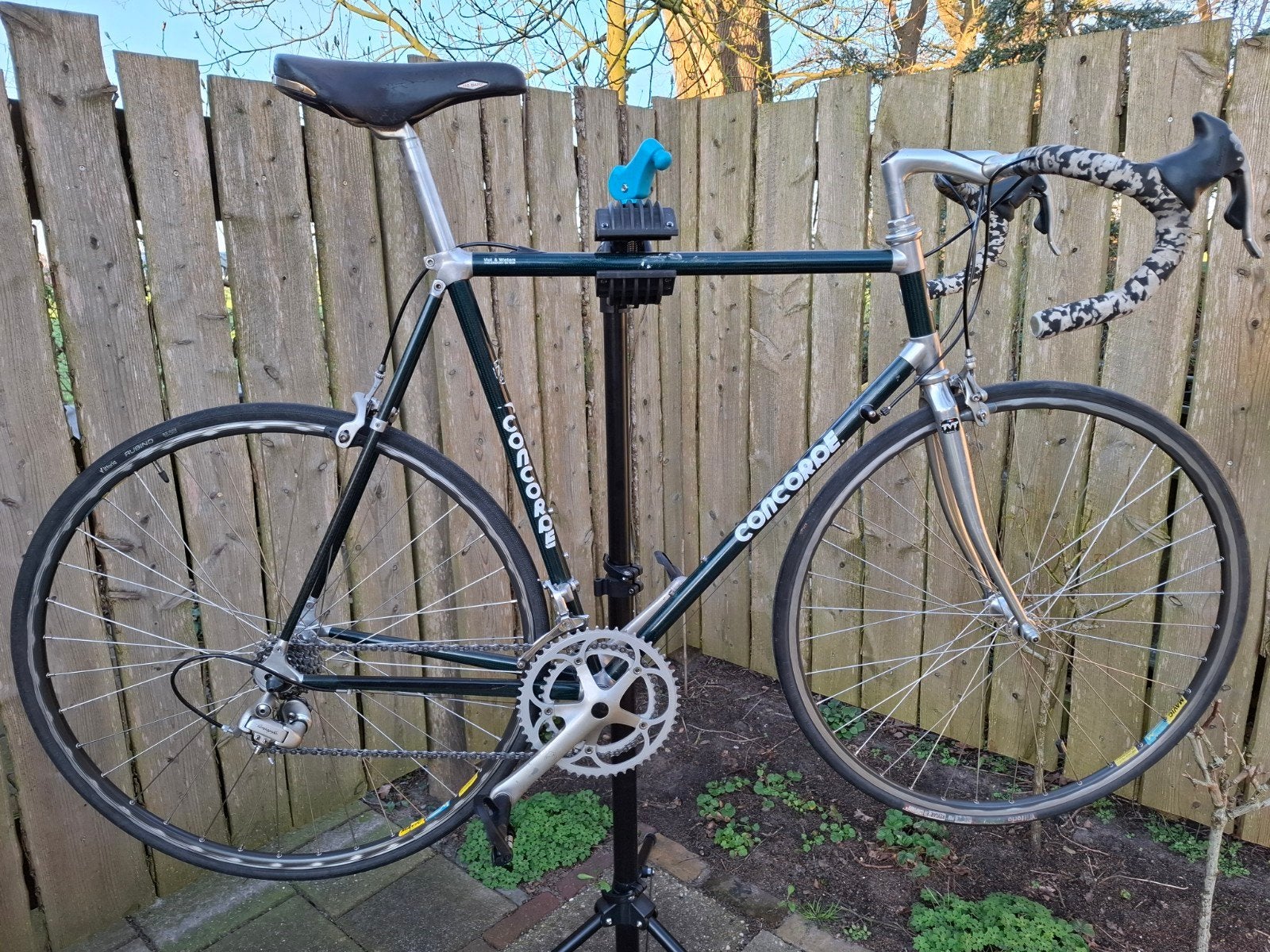 Concorde TVT, Fietsen en Brommers, Fietsen | Racefietsen, Overige merken, 10 tot 15 versnellingen, 26 inch, Velgrem, Carbon, 61 tot 65 cm