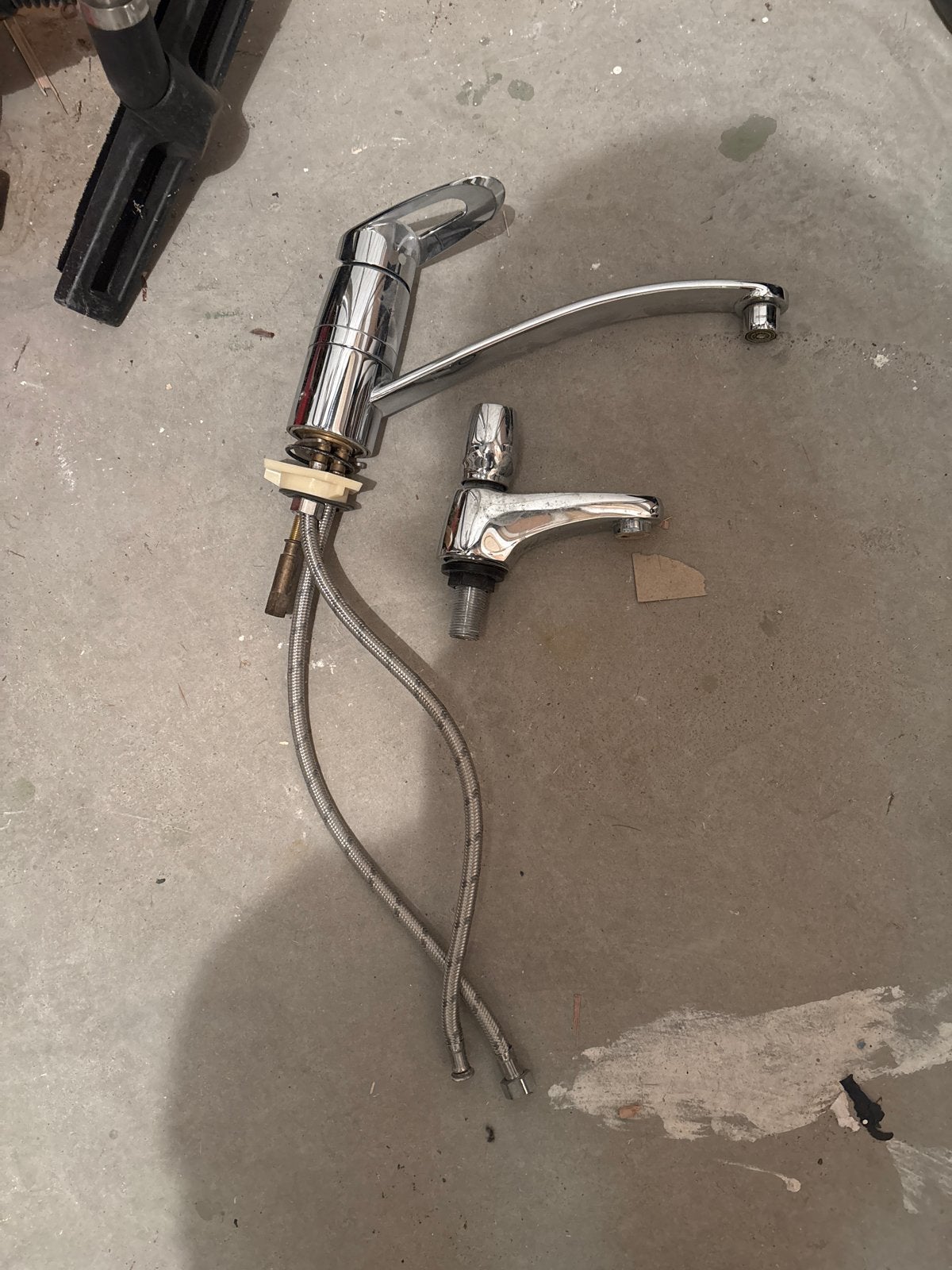 Grohe Keukenkraan en WC kraantje, Ophalen of Verzenden, Gebruikt, Chroom, Kraan
