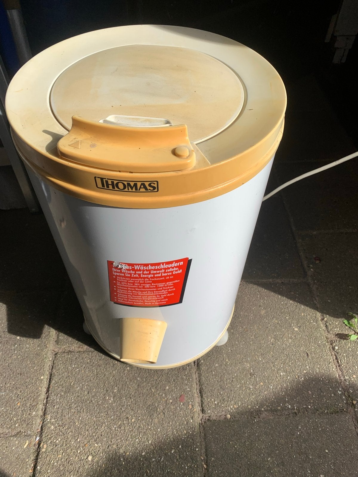 THOMAS Wasdroger - Compact en Efficiënt, Ophalen, Gebruikt, Minder dan 85 cm, Bovenlader