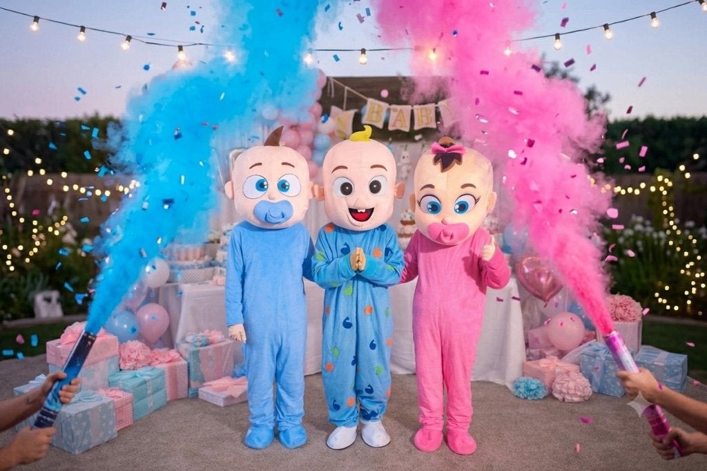 Gender Reveal Baby's & Baby Kuifje, Ophalen of Verzenden, Zo goed als nieuw, Geboorte of Huwelijk