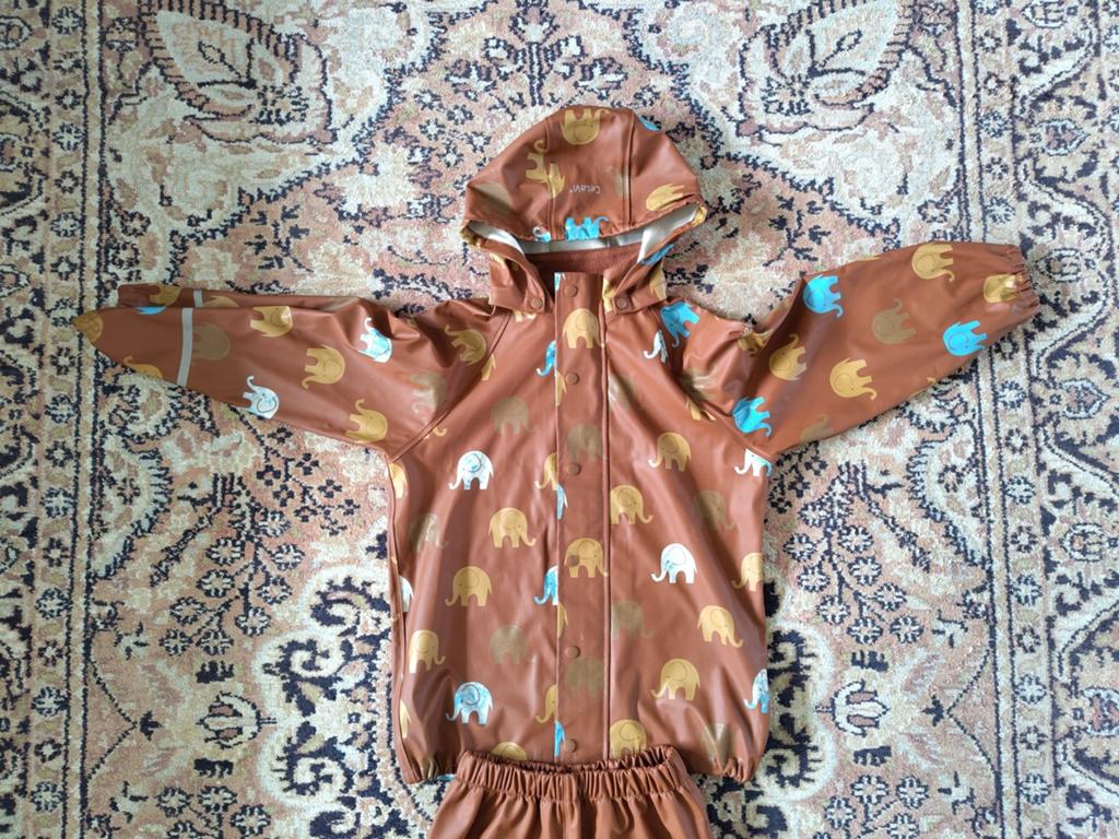 CeLaVi regenpak (regenjas en regenbroek) size 120 (6-7 jaar), Ophalen of Verzenden, Gebruikt, Jongen of Meisje