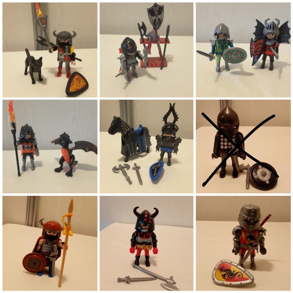 Playmobil ridders, soldaat, barbaar en viking, diverse sets, Ophalen of Verzenden, Zo goed als nieuw, Complete set