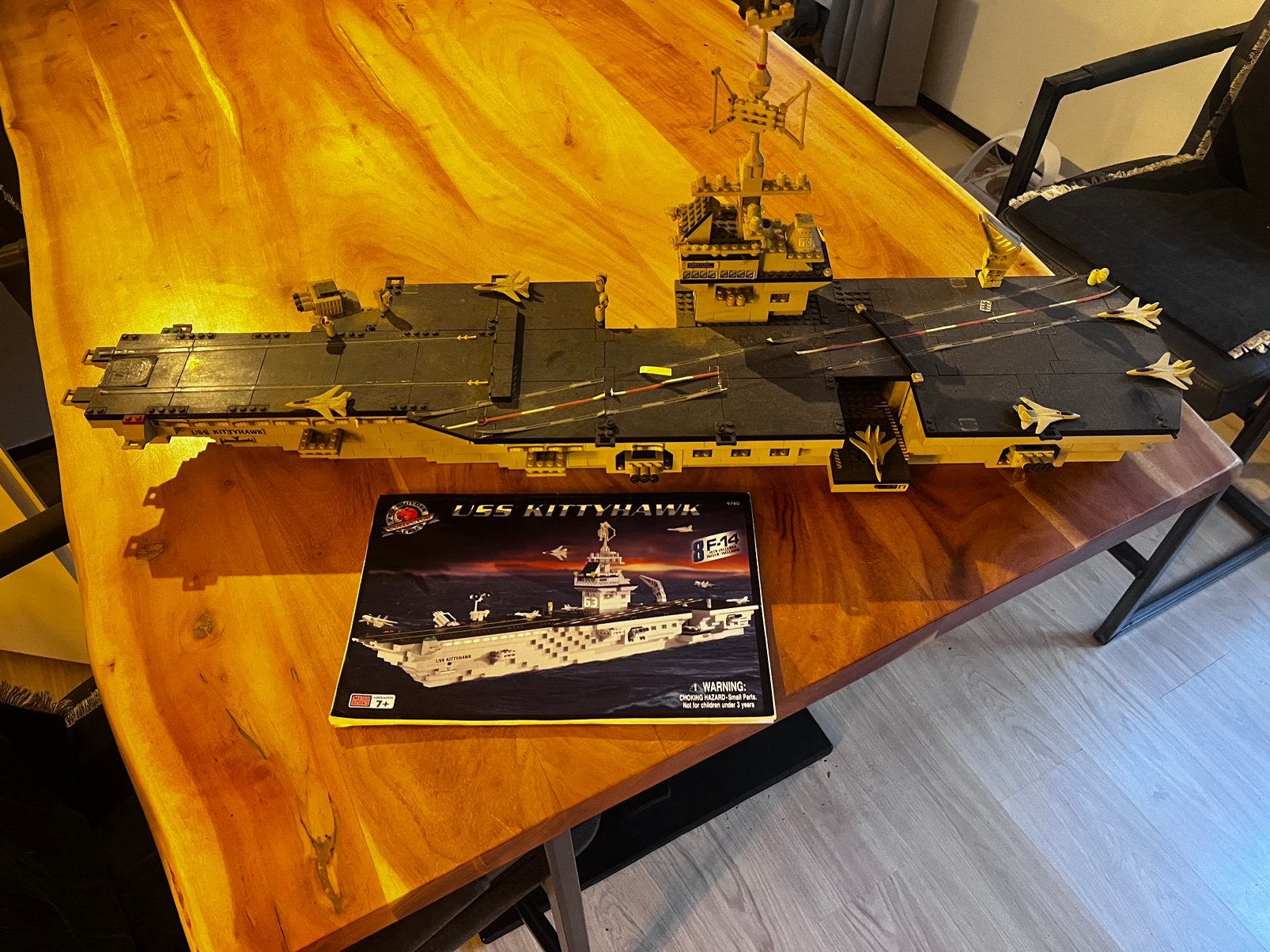 MOC blokjes USS Kittyhawk stenen mega bloks, Kinderen en Baby's, Speelgoed | Bouwstenen, Ophalen of Verzenden, Gebruikt, Megabloks