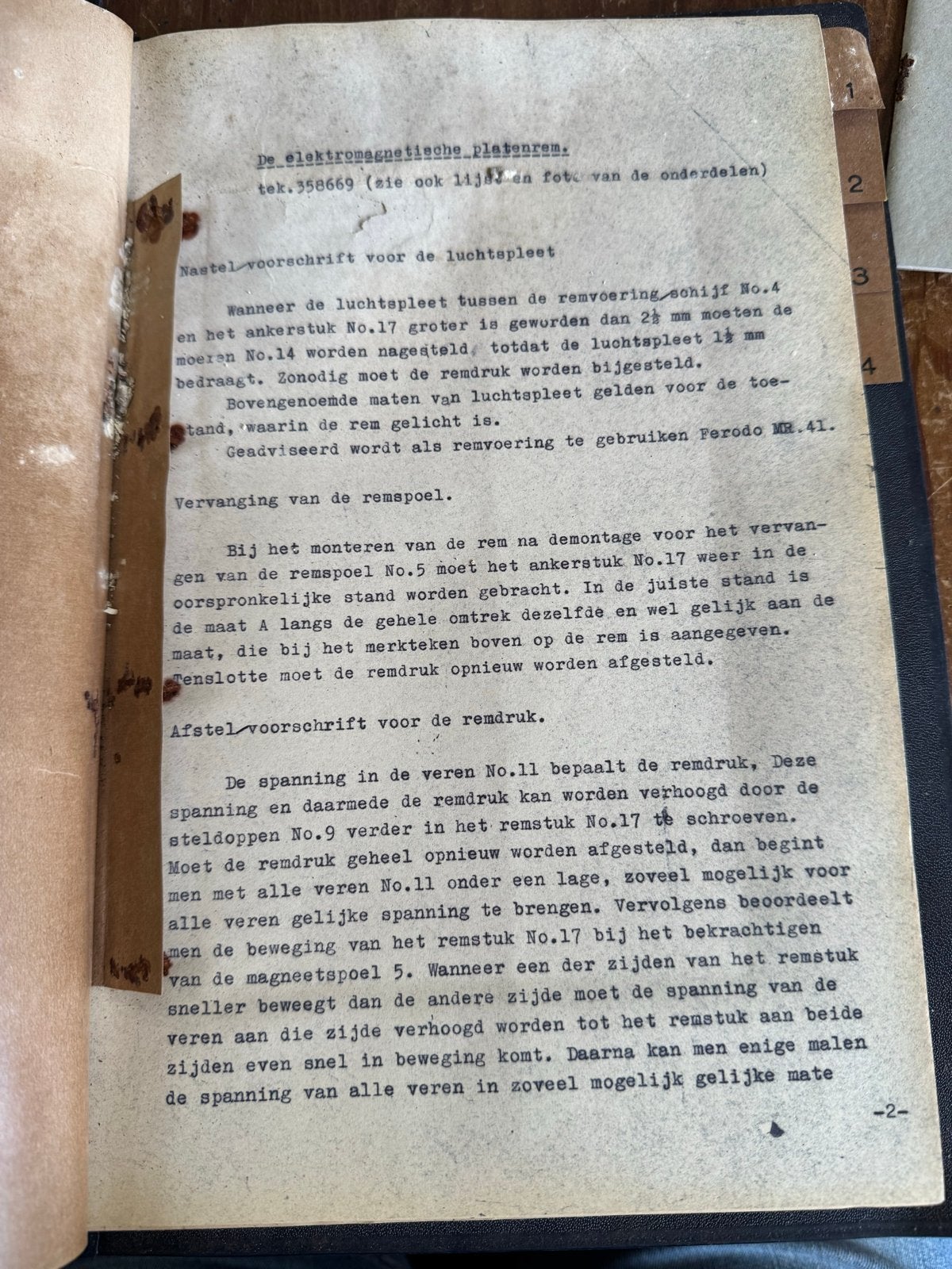 Handleiding Dekwerktuigen m.s. Argonaut (begin jaren '60), Ophalen of Verzenden, Gelezen, Werktuigbouwkunde