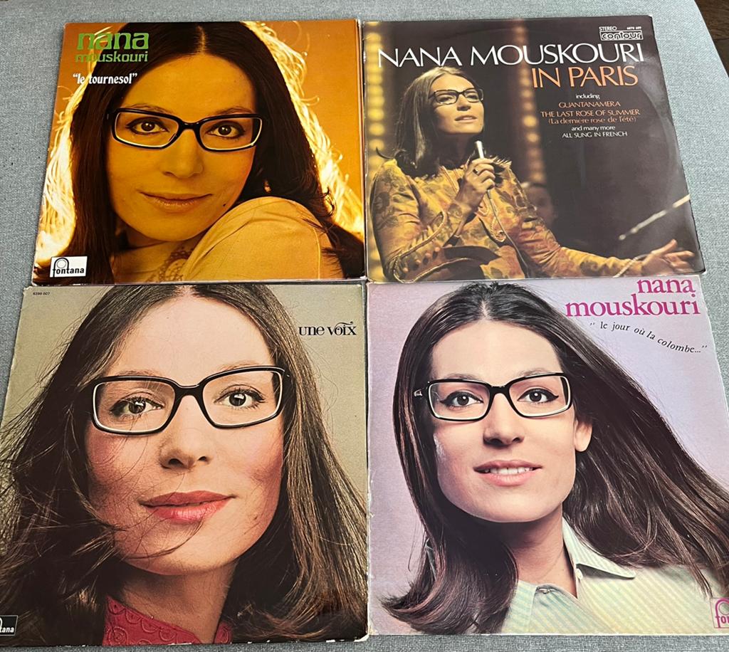 4 LP's van Nana Mouskouri (1966-1972) - Vintage Collectie, Ophalen of Verzenden, 1970 - 1979, Gebruikt, 12 inch