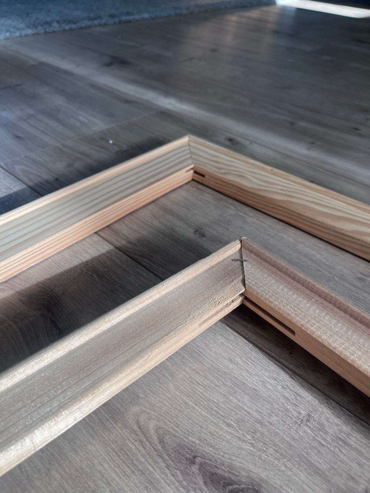 Houten spieraam voor canvas - 2 stuks, Ophalen, Bruin, Schilderijlijst, Nieuw